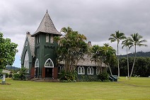 The Wai'oli Hui'ia Church in Hanalei